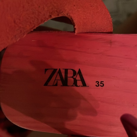 Zara Studded Sandals Size 3 1/2 - Picture 4 of 5